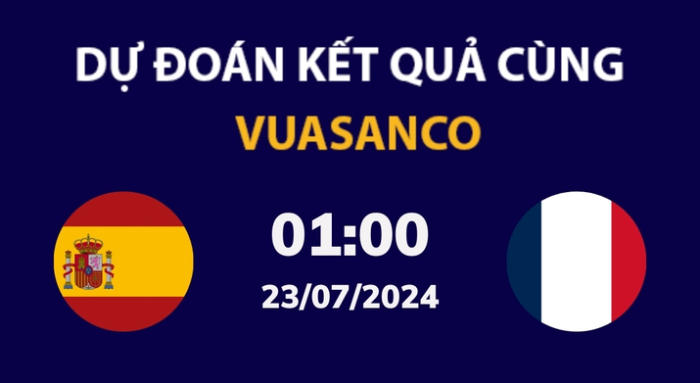 Soi kèo U19 Tây Ban Nha vs U19 Pháp – 01h00 – 23/07 – U19 Châu Âu