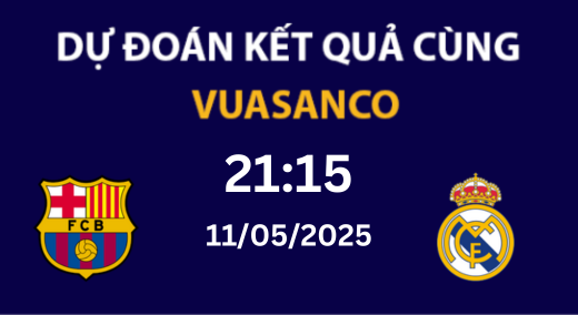 Soi kèo Barcelona vs Real Madrid – 21h15 – 11/05/2025 – La Liga