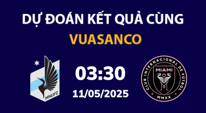 Soi kèo Minnesota United vs Inter Miami – 03h30 – 11/05 – MLS