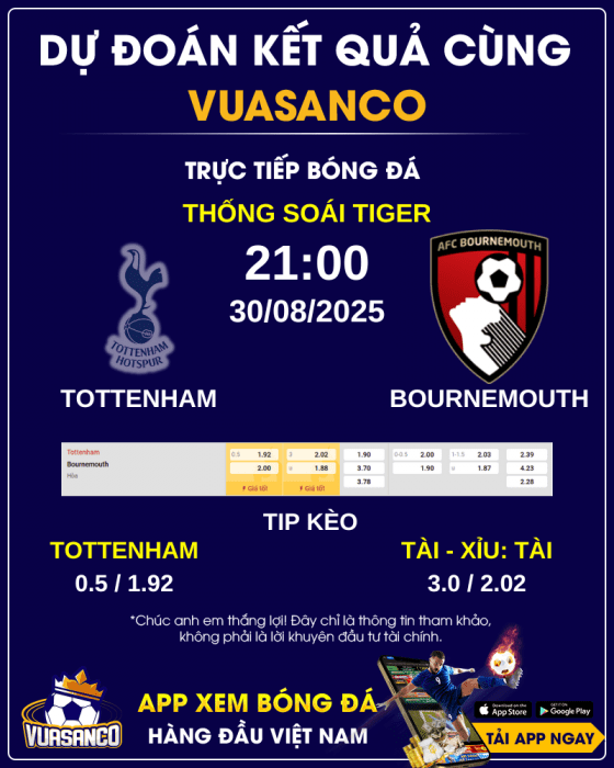 Soi-keo-Tottenham-vs-Bournemouth