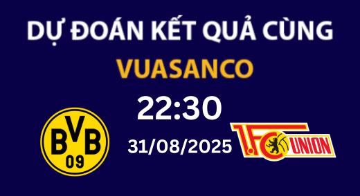 Soi kèo Dortmund vs Union Berlin – 22h30 – 31/08 – Bundesliga