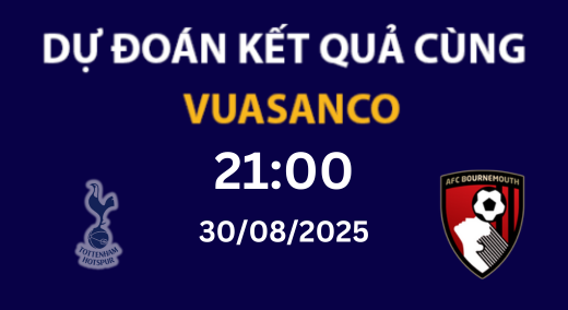 Soi kèo Tottenham vs Bournemouth – 21h00 – 30/08 – Premier League