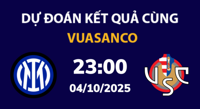 Soi kèo Inter Milan vs Cremonese – 23h00 – 04/10 – Serie A